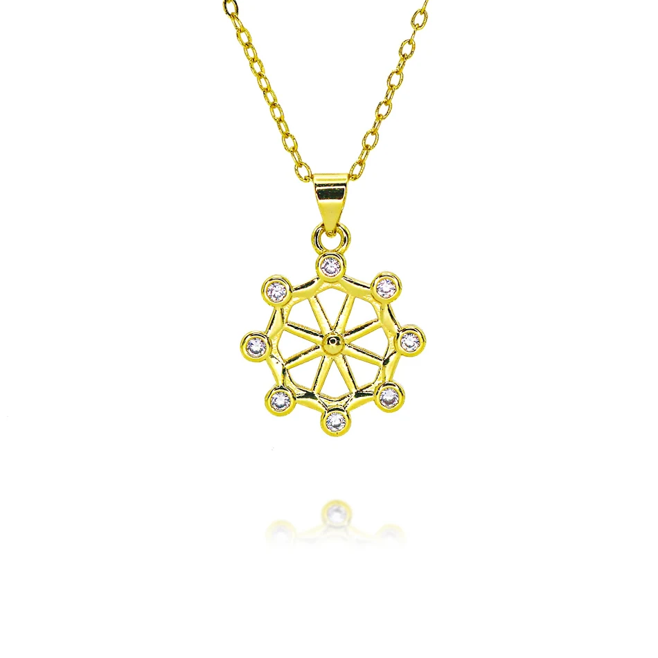 Collana con dadi quadrati piccoli con micro-intarsi di design grafico, un accessorio unico e alla moda per esprimere il tuo stile.