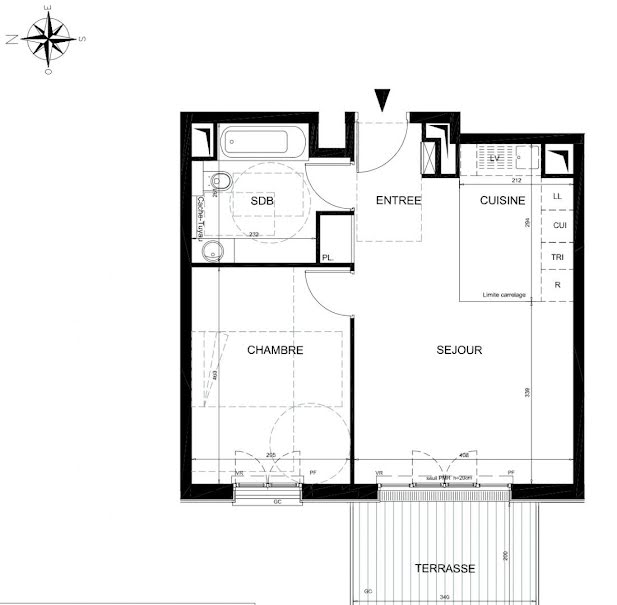 Vente appartement 2 pièces 44 m² à Chatenay-malabry (92290), 339 000 €