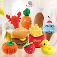 Đồ Chơi Cho Chó Mèo Nhồi Bông Phát Ra Tiếng, Chút Chít Nhiều Mẫu Dễ Thương Cho Thú Cưng Amun Pet