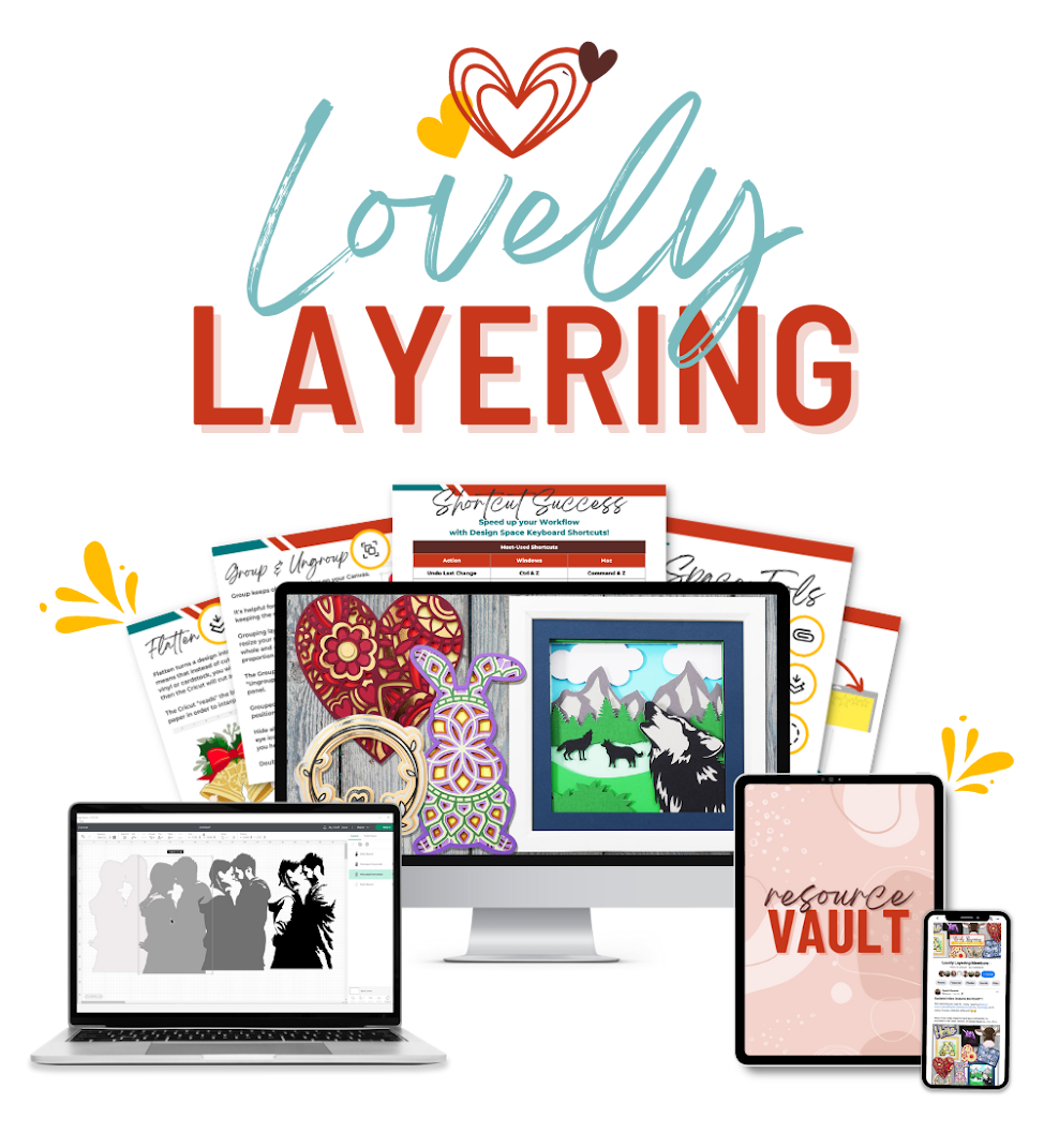 Lovely Layering: Cricut Design Space Training by Craft with Sarah