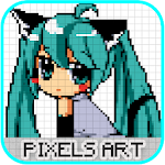 Cover Image of Unduh Anime Pixel Art - Sandbox Number Coloring 1.0.0 APK