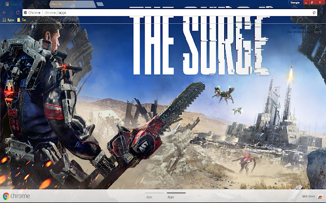 The Surge 1366*768 chrome extension