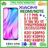 Kính Cường Lực Trong Suốt Xiaomi Redmi / Note 7/8/9/9S/10/10S/11/11S/Pro/Max/5G/K20/K30/K40/K20 Pro/K30 Pro/K40 Pro