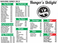 Hunger's Delight Cafe menu 7