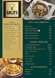 Golzi's menu 3