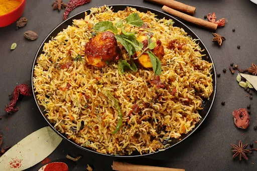 Egg Dum Masala Biryani