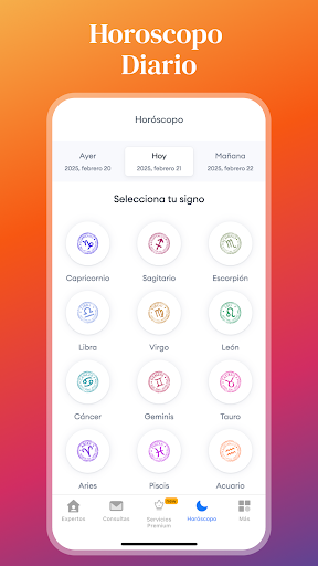 Screenshot Mi Vidente: Tarot y Psíquicos