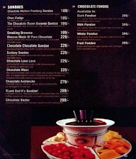 The Chocolate Room menu 8