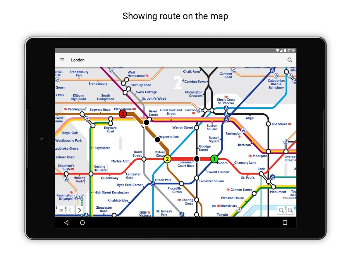 London Underground Map App 