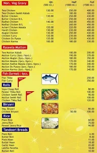 The Tandoori Valley menu 2