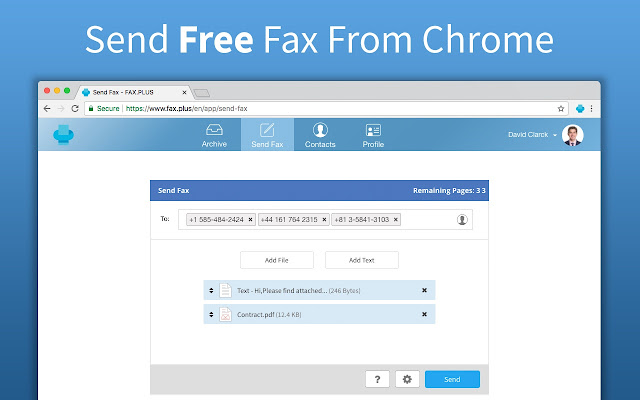 Fax Plus Receive Send Fax 10 Free Pages