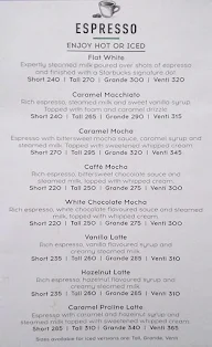 Starbucks menu 6