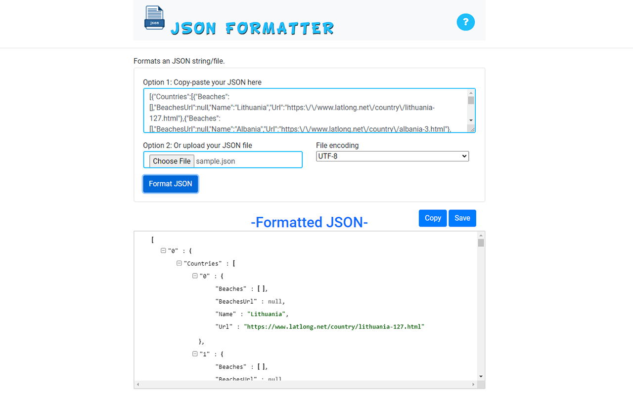 JSON Formatter Preview image 1