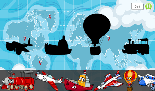 Shadow Puzzle For Kids -education,animals,vehicles