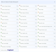 Jeevis Family Restauarnt menu 2