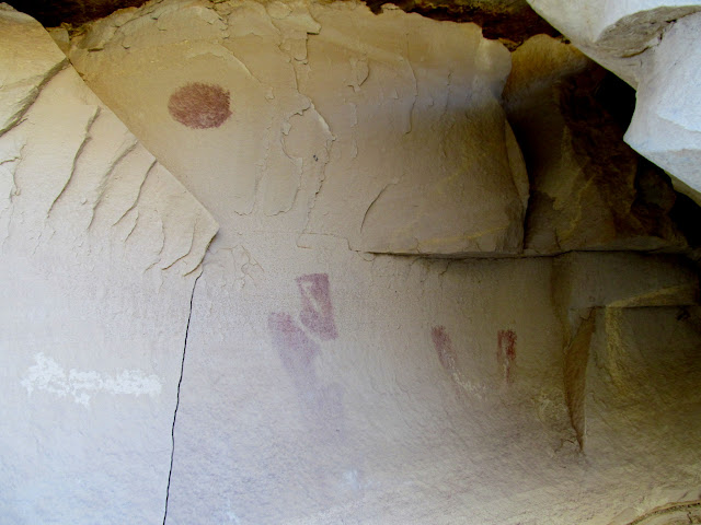 Pictographs near Ferron Creek