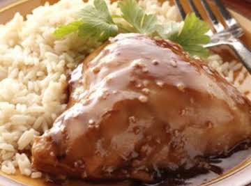 SWEET AND SAUCY CHICKEN