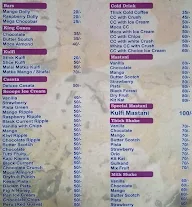 Skoop Ice Cream Parlour menu 1