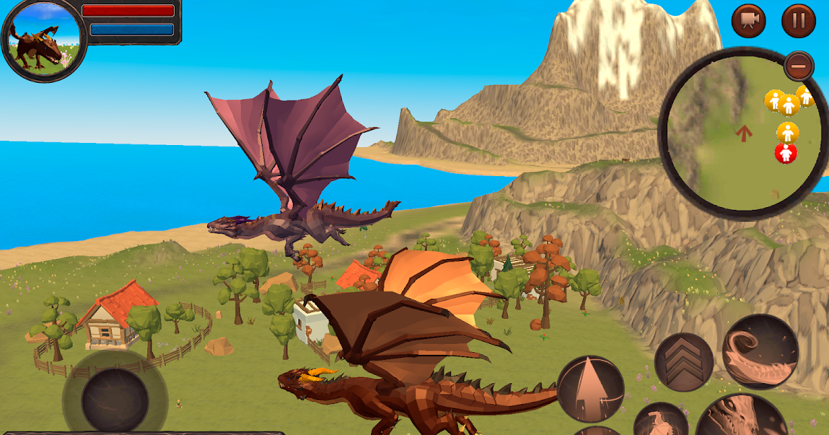 Télécharger Dragon Simulator 3d Adventure Game Apk Mod Astuce Letsgo