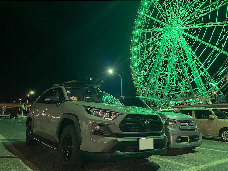 RAV4のエンブレム塗装・ルーフキャリア・ルーフボックス・BRQ55・innoに関するカスタム事例の投稿画像4枚目