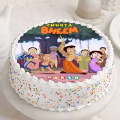 Chota Bheem Photo Cake