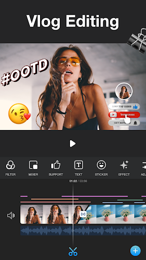 Screenshot Vlog video editor maker: VlogU