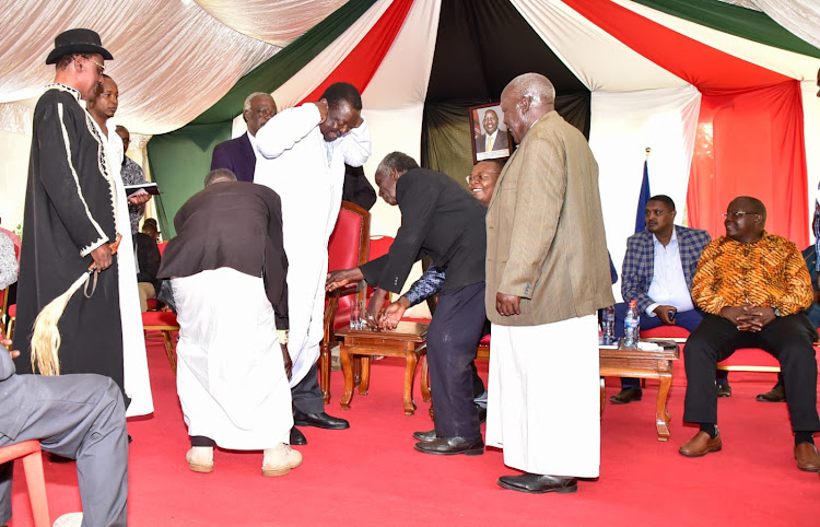 Prime Cabinet Secretary Musalia Mudavadi has been crowned chairman of the Western Kenya region Elders Council.