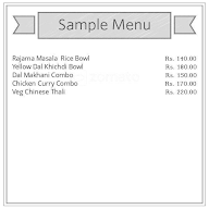 Curry's menu 1