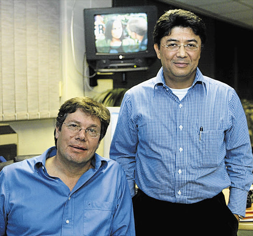 BLUE BROTHERS: In 2005 HCI founders Johnny Copelyn and Marcel Golding were the best of friends