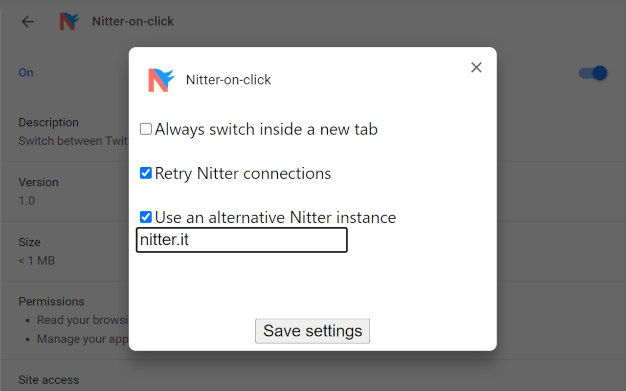 Nitter-on-click Preview image 6