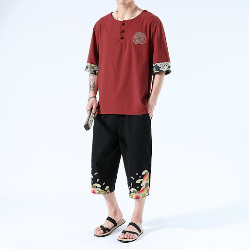 Title 2, Japanesex Kimonos Summer 6 Colors Short-Sleeved...