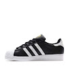 adidas originals superstar core black/running white/gold foil