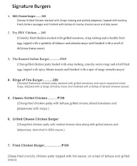 Zero Hater Burgers menu 5