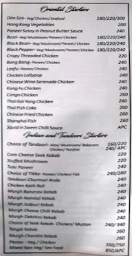 Thyme Family Restaurant menu 1