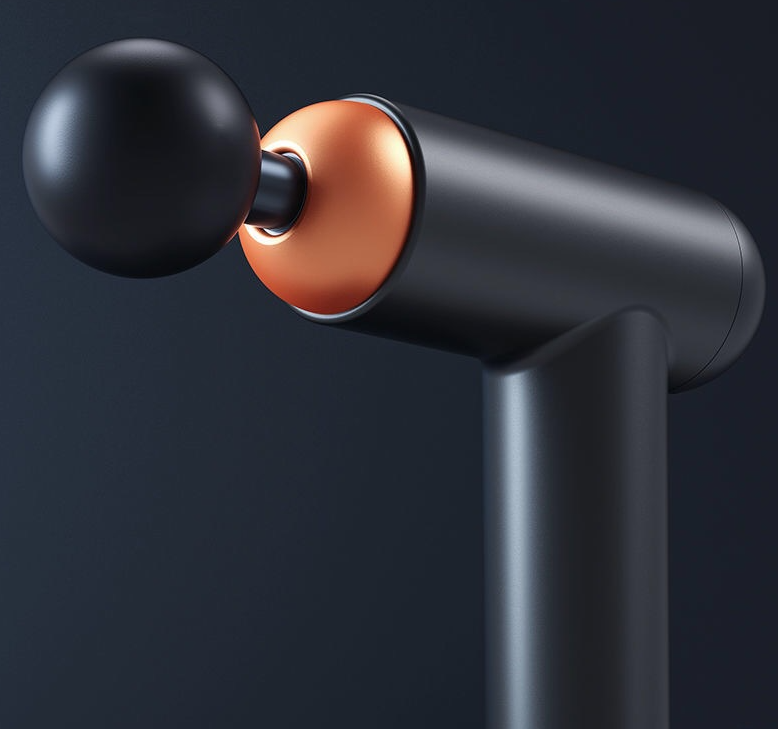 Gepersonaliseerde mini elektrische fascia gun, spiertrilling massageapparaat, fitness en ontspanning. Mini fascia grab voor spierontspanning en pijnverlichting.