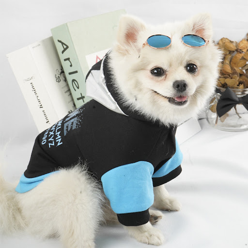Title 2, Fall Fashion Dog Cat Clothes Hooded Sweater War...