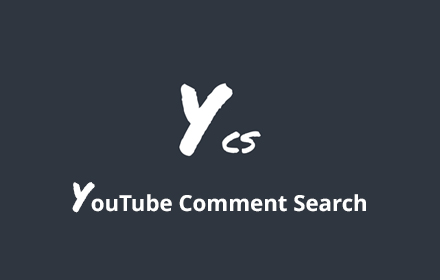 YCS - YouTube Comment Search small promo image