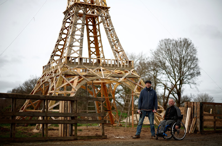 Frederic Malmezac and Sylvain Bouchard hope to display the replica along the path of the Olympic torch relay and on Olympic sites for the Paris 2024 Olympic and Paralympic Games.