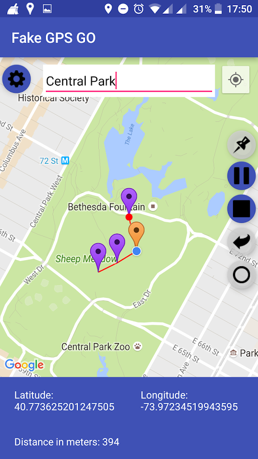    Fake GPS GO- screenshot  