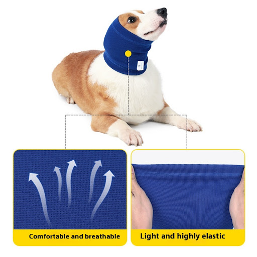 Title 5, Pet Dog Comforter Headband Scarf – Provides war...