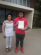 Aaryadev Ghosalkar from Willowmoore  High School in Benoni, Ekurhuleni and his Kshitija Aashish Ghosalkar. 