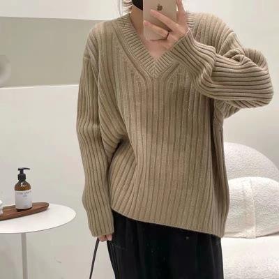 Title 3, French Retro Loose And Lazy Style Pullover Swea...