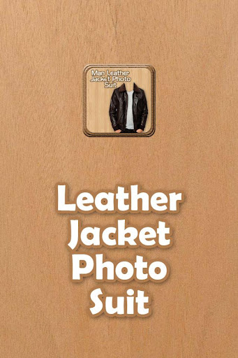 Man Leather Jacket Photo Suit