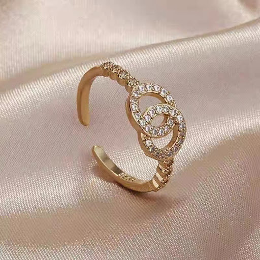 Title 5, High-grade Light Luxury Minority Design Ring fo...
