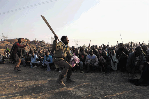 Thousands of striking miners from the Lonmin platinum mine in Marikana, North West, who wanted their salaries tripled.