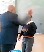 A principal at Bopedi Bapedi Secondary School  slaps a pupil in the face.