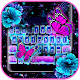 Neon Flower Butterfly Keyboard Theme Download on Windows