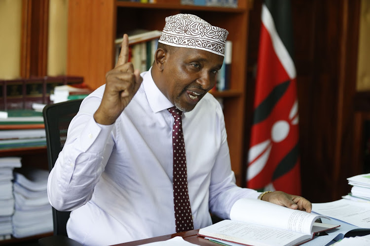 National Assembly Majority Leader Adan Duale.