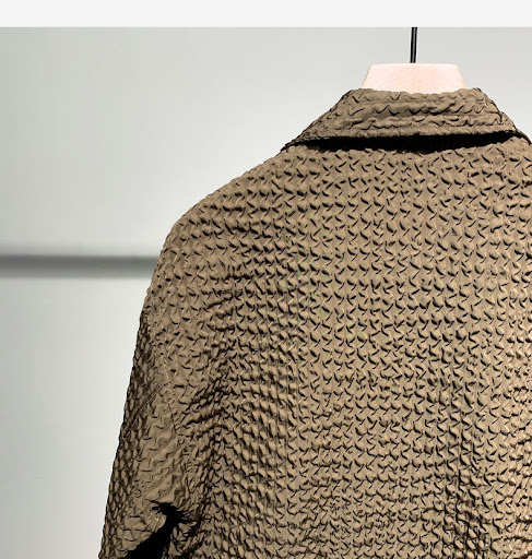 Title 11, New loose long-sleeved coat with polo collar. P...