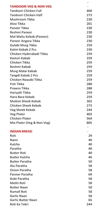 Biryani Junction menu 